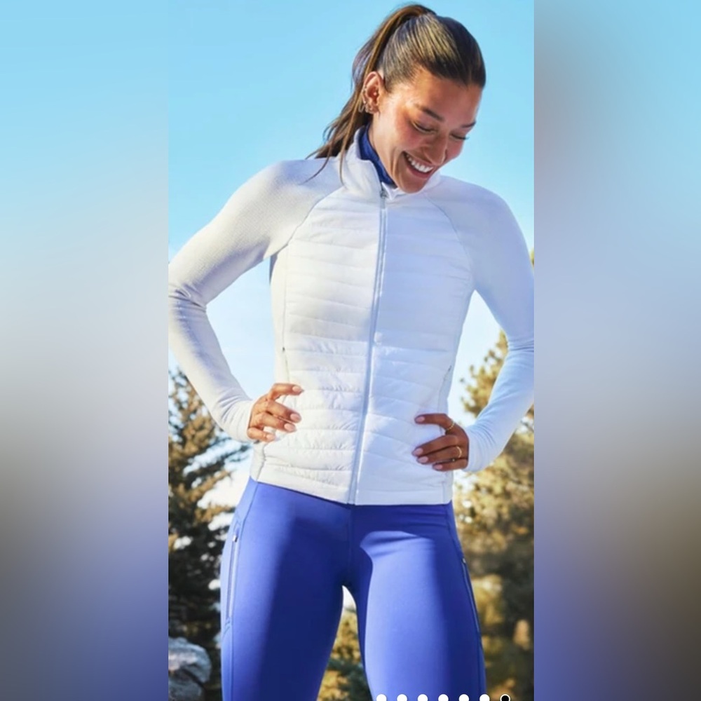 Flurry Force Insulated Primaloft Jacket Sz M White - image 3